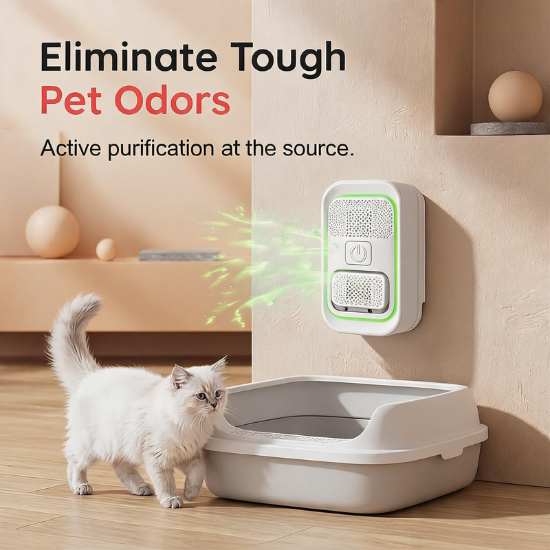 Mini Plug-In Ionic Air Purifier,Freshen Any Room — No Filters, No Fuss.