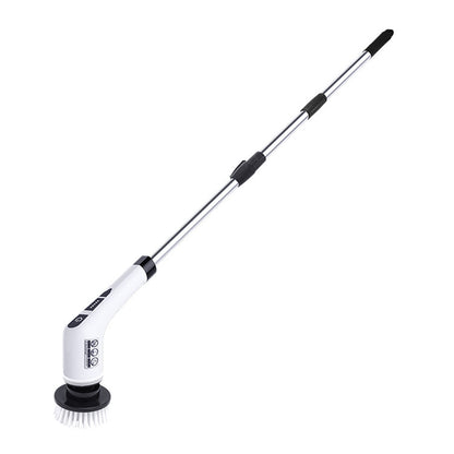 Long-Handle Electric Spin Scrubber for Bathroom & Tile