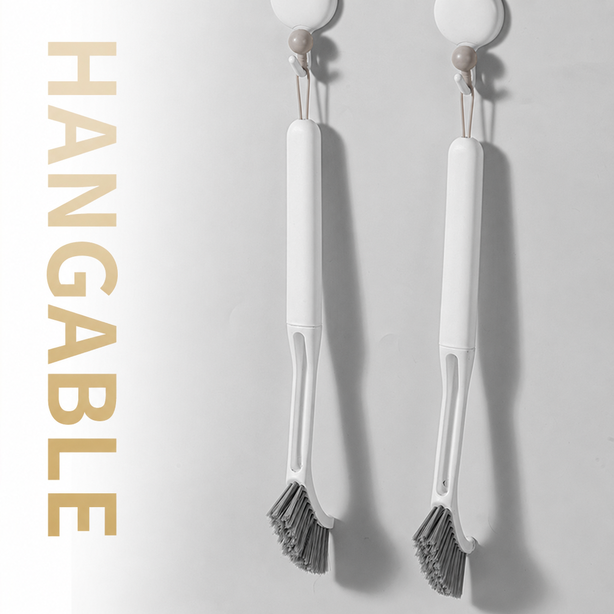Long-Handle Crevice & Grout Cleaning Brush
