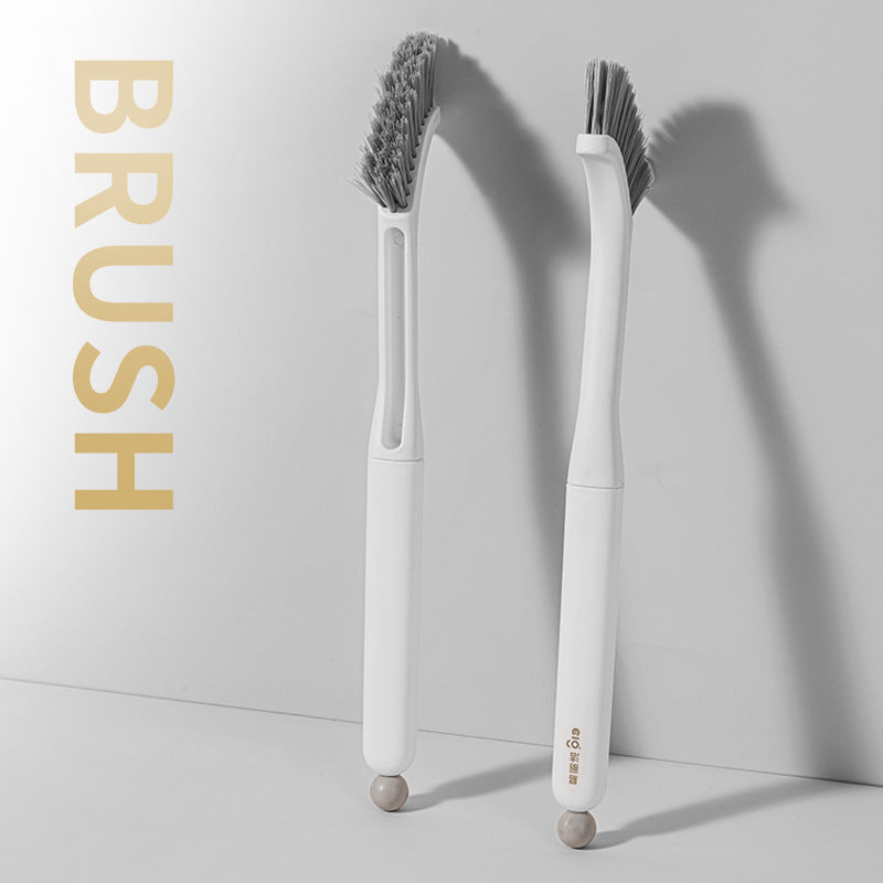 Long-Handle Crevice & Grout Cleaning Brush