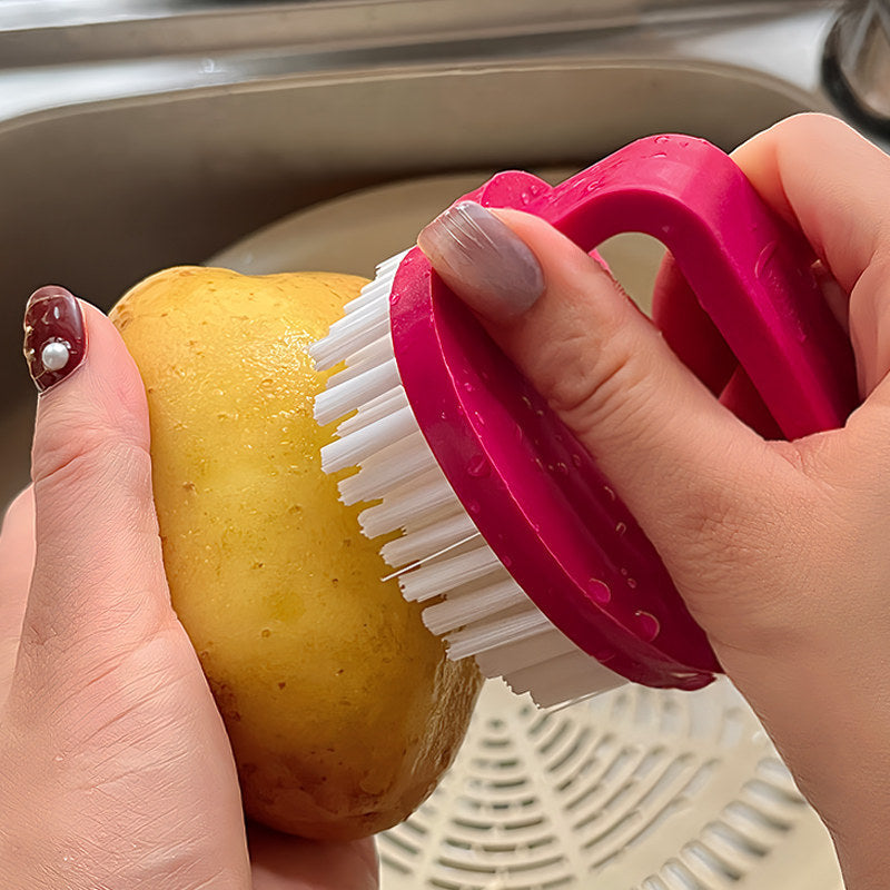 Handheld Fruit & Vegetable Scrub Brush