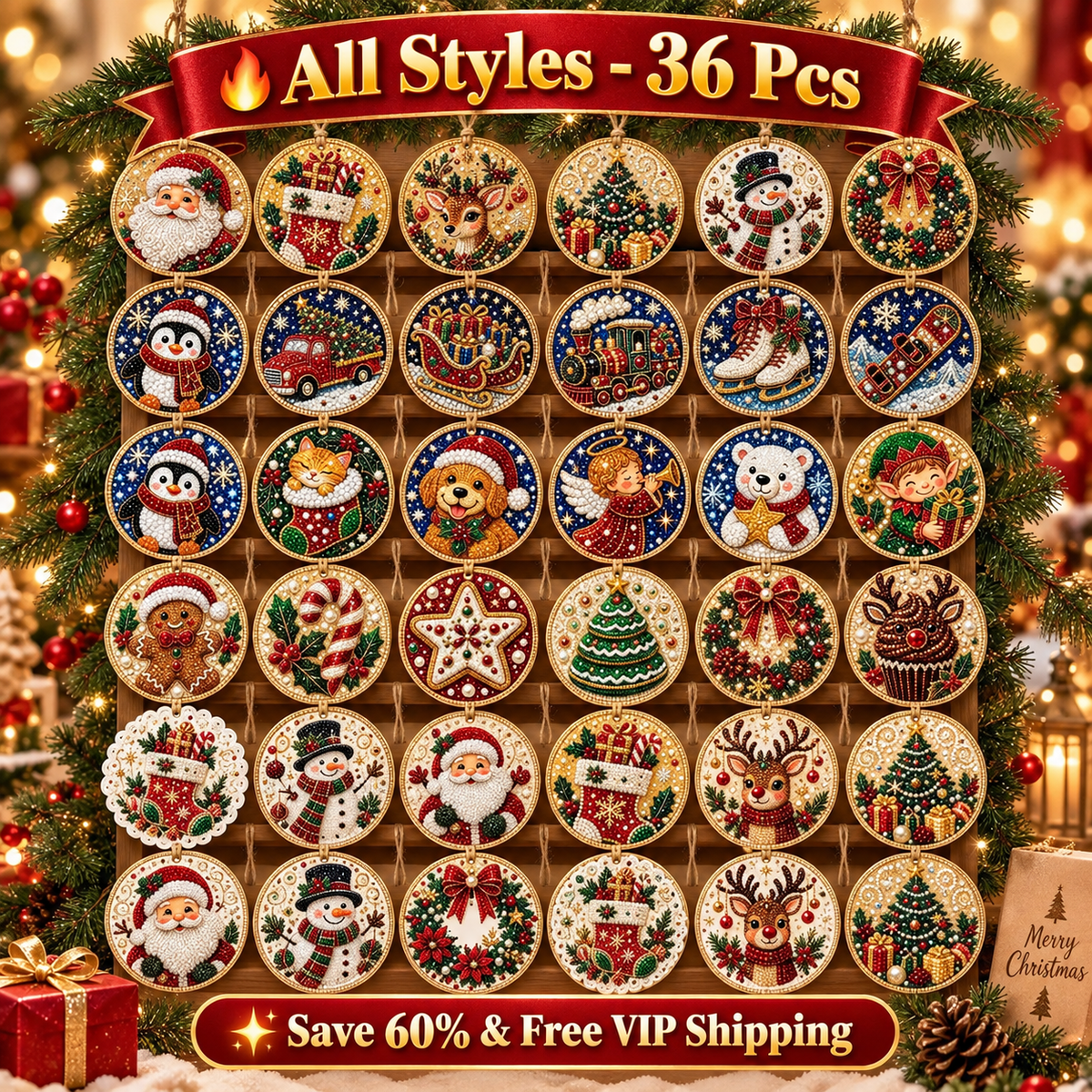 🏡 Serencase™ Christmas Diamond Painting Kit 🎄 🎁 Bundle & Save Up to 30%!
