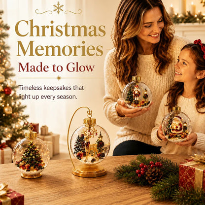 Christmas Light-Up Diorama Ornament
