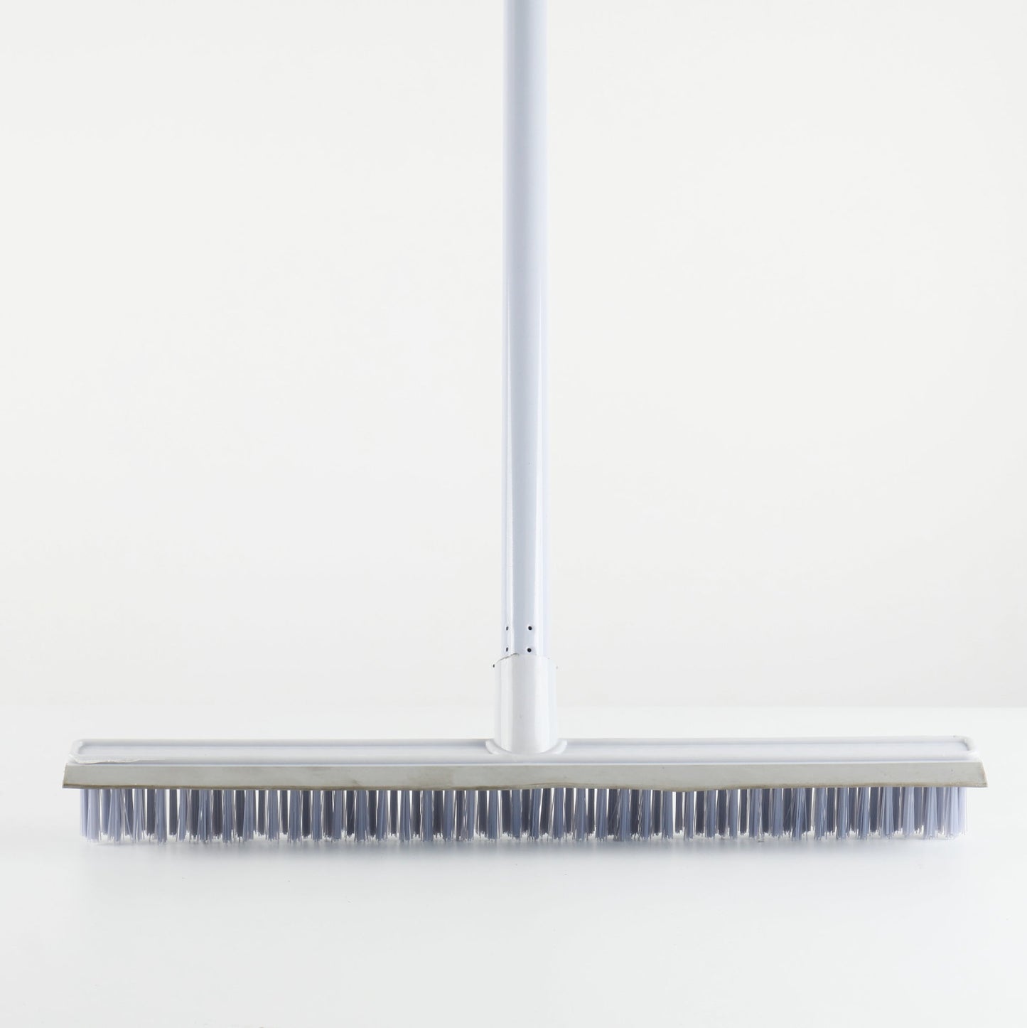 Long-Handle Floor Scrub Brush with Squeegee