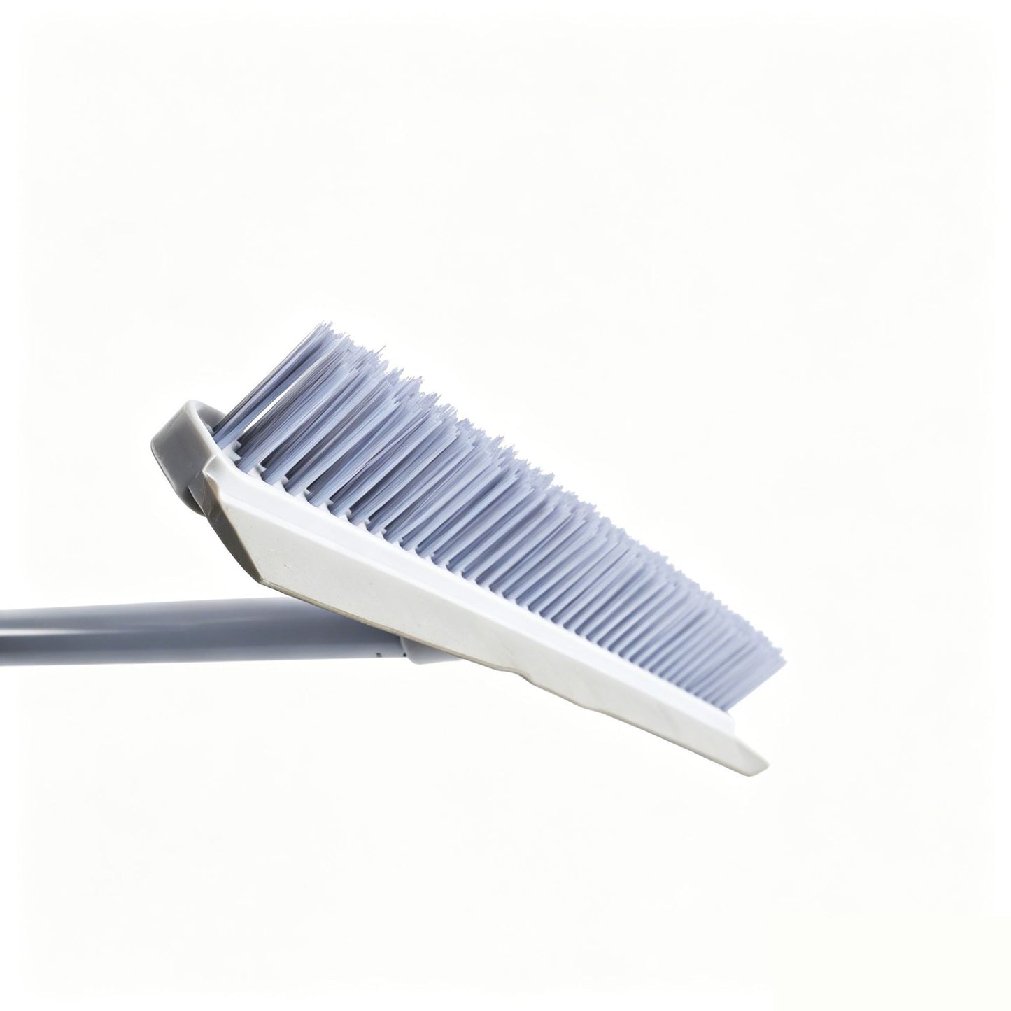 Long-Handle Floor Scrub Brush with Squeegee