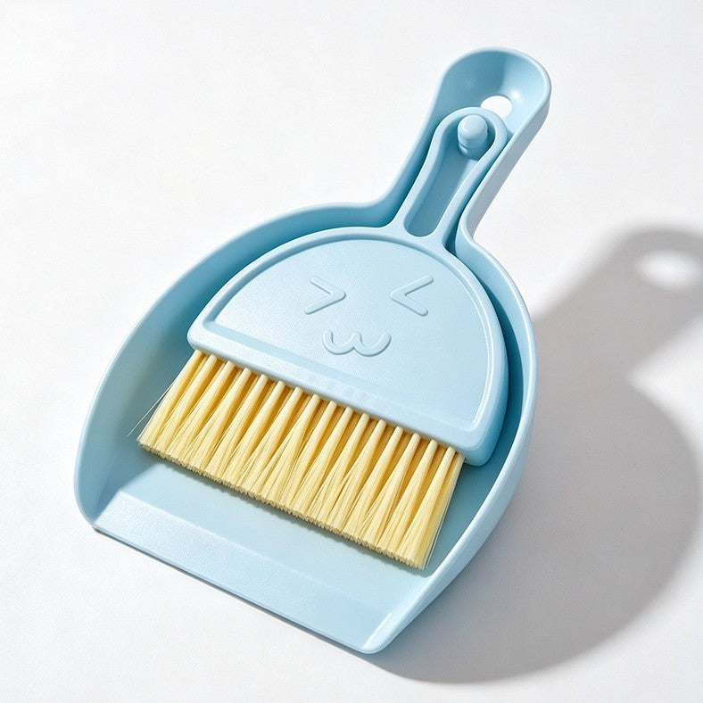 Mini Dustpan & Brush Set for Countertop and Small-Space Cleanin