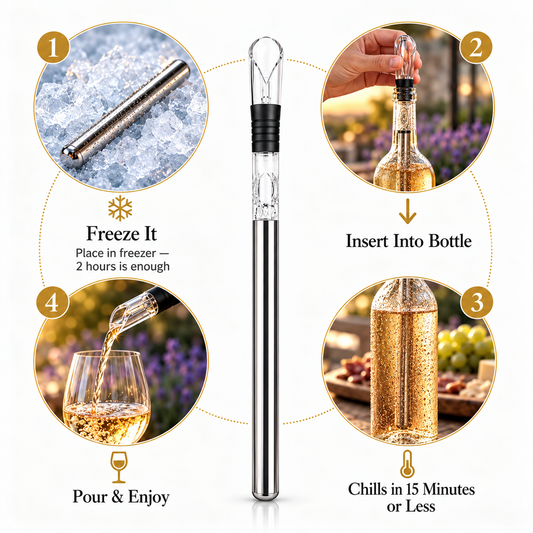 Givre™ — Votre vin frais en 15 minutes, sans seau à glace