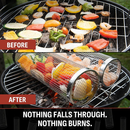 GRILL MORE. FLIP LESS. NOTHING FALLS THROUGH.