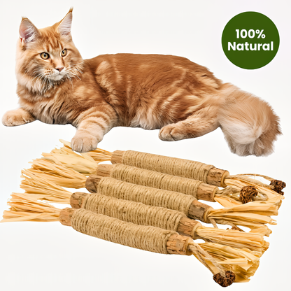 😻 More Happy Chews, More Playtime!  Give your cat a naturally engaging way to chew, play, and stay entertained.