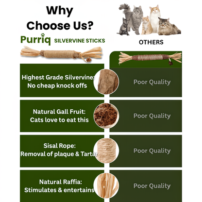 😻 More Happy Chews, More Playtime!  Give your cat a naturally engaging way to chew, play, and stay entertained.