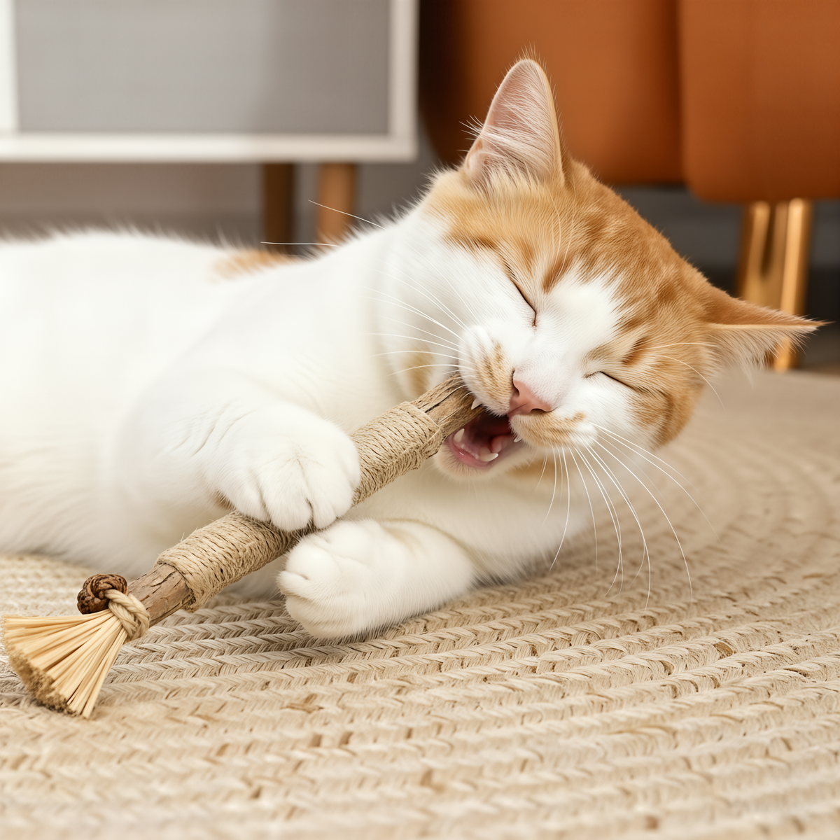 😻 More Happy Chews, More Playtime!  Give your cat a naturally engaging way to chew, play, and stay entertained.