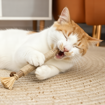 😻 More Happy Chews, More Playtime!  Give your cat a naturally engaging way to chew, play, and stay entertained.