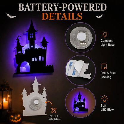 🔥 LAST DAY: 50%–60% OFF | 🎃 Halloween LED Silhouette Wall Light Stickers