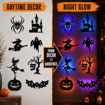 🔥 LAST DAY: 50%–60% OFF | 🎃 Halloween LED Silhouette Wall Light Stickers