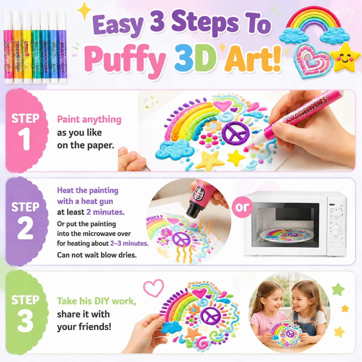 🔥LAST DAY 50% OFF BUY 1 GET 1 FREE🔥Magic 3D Creative Drawing Art Set