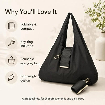 LAST DAY 🎁BUY 1 GET 1 FREE-Tiny as a Keychain, Holds Up to 30 lbs! The Ultimate Everyday Foldaway