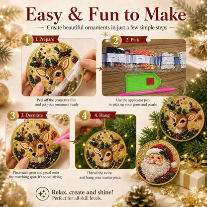 🏡 Serencase™ Christmas Diamond Painting Kit 🎄 🎁 Bundle & Save Up to 30%!