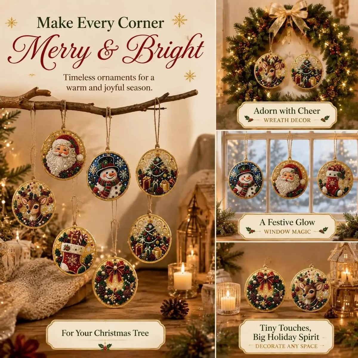 🏡 Serencase™ Christmas Diamond Painting Kit 🎄 🎁 Bundle & Save Up to 30%!