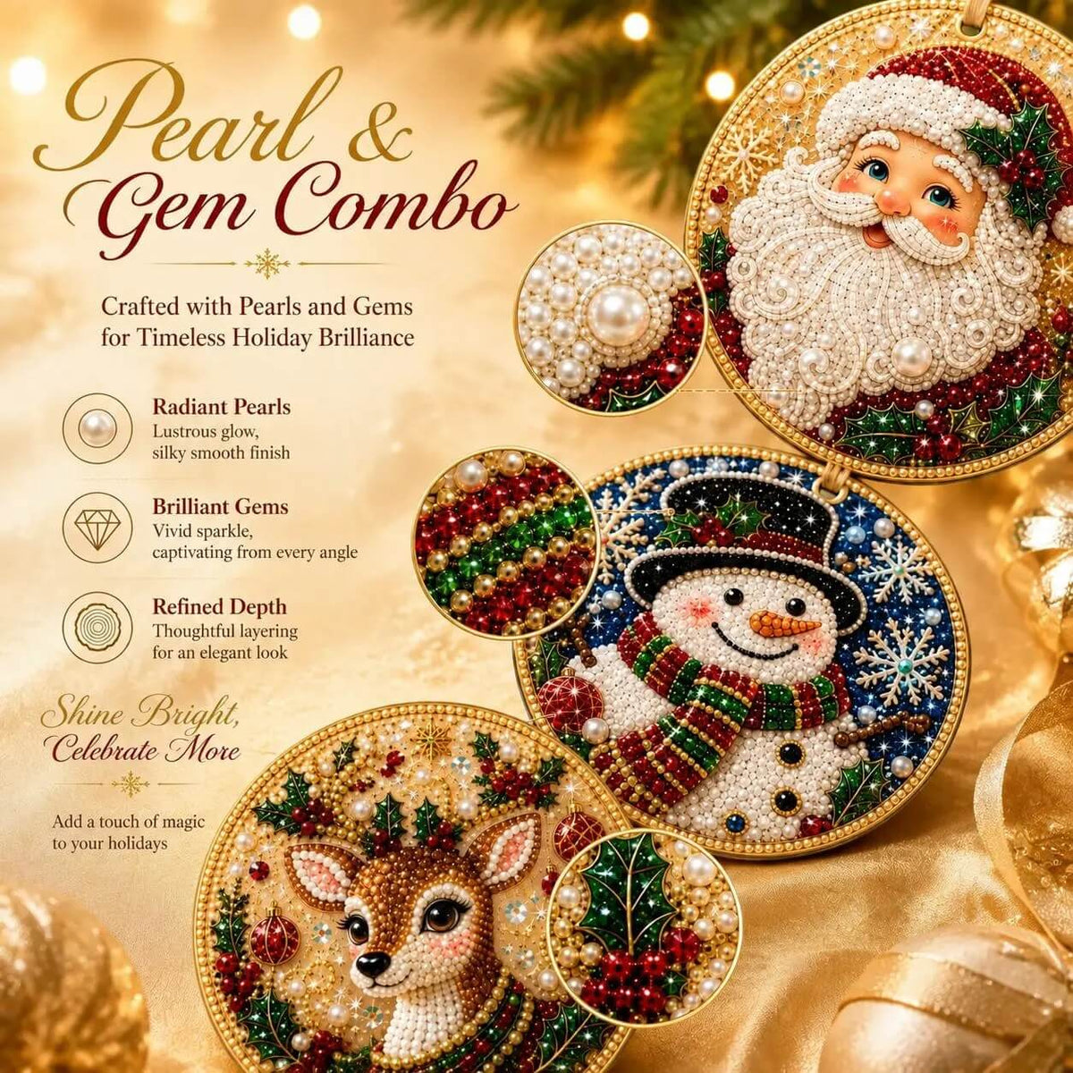 🏡 Serencase™ Christmas Diamond Painting Kit 🎄 🎁 Bundle & Save Up to 30%!