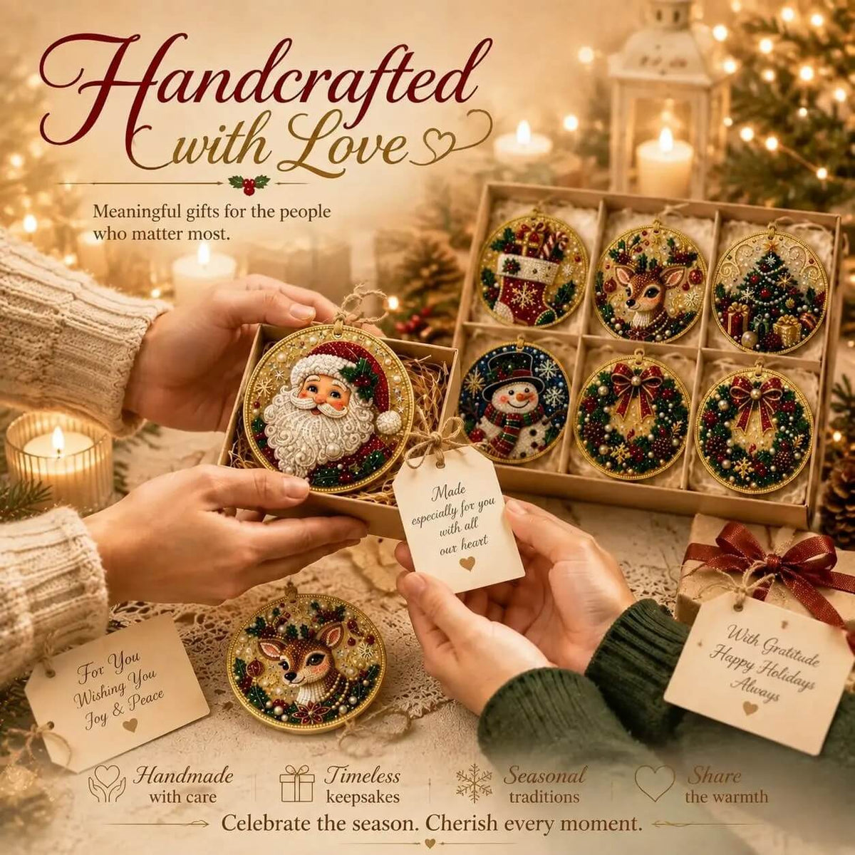 🏡 Serencase™ Christmas Diamond Painting Kit 🎄 🎁 Bundle & Save Up to 30%!