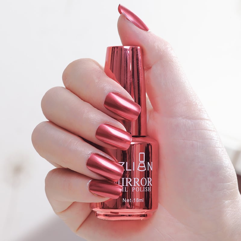 Metallic Mirror Nail Polish – High-Shine Chrome Finish, No UV Needed 🎁 Buy 1 Get 1 FREE ✨ Mirror-Like Shine · ⚡ Fast Air-Dry · 💡 No UV Lamp · 🎨 12 Luxe Shades
