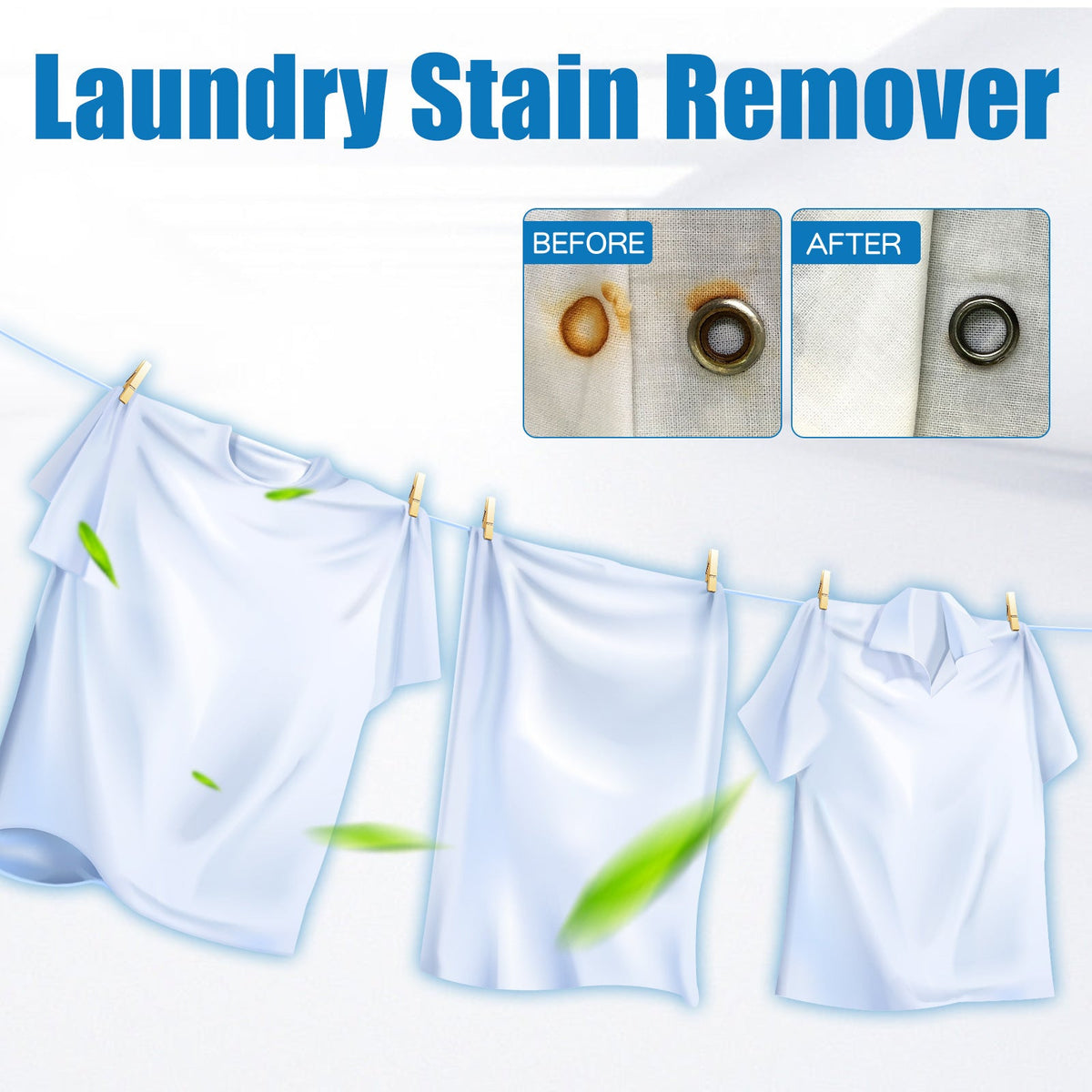 Spills happen. Scrubbing shouldn't. 🧺✨ Spray stains before washing to help tackle food, grease, collars, cuffs, and everyday messes—fast and easy.