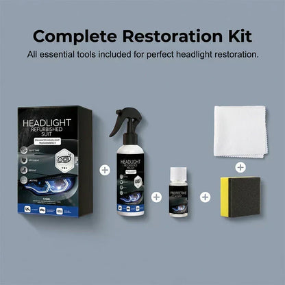 ⏳Time-Limited Special⏰Professional Car Headlight Restoration Kit