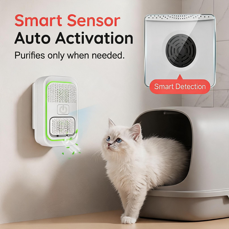 Mini Plug-In Ionic Air Purifier,Freshen Any Room — No Filters, No Fuss.