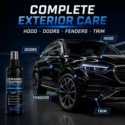 🚗✨ Nano Ceramic Coating Spray – Hydrophobic Protection & Deep Mirror Shine