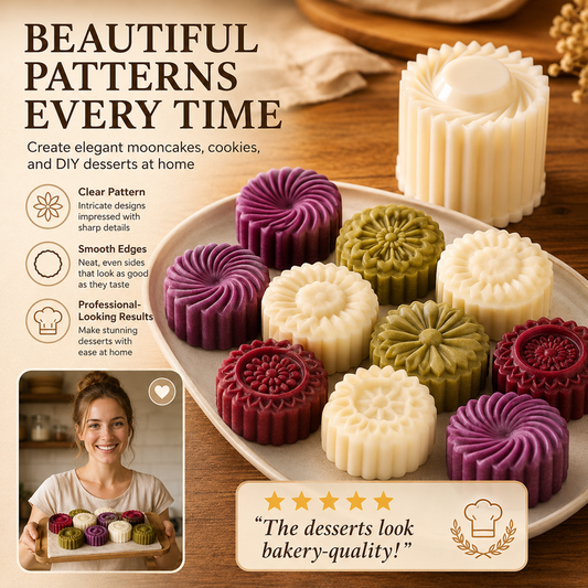 🎂 One Mold, Two Designs — Double-Sided Pastry Press