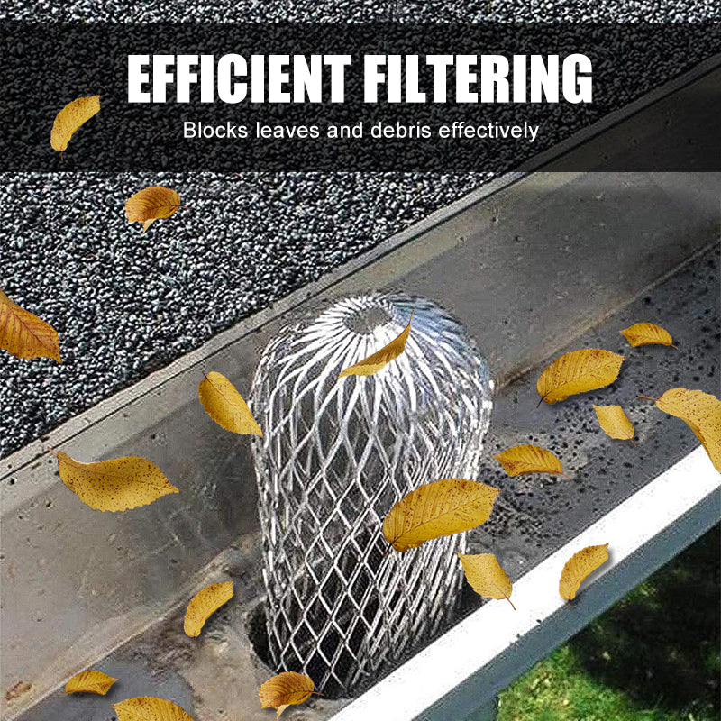 🥳HOT SALE🥳🔥 50K+ SOLD! Durable Downspout Guards Rust-resistant mesh • Easy install • Helps prevent clogs ✅