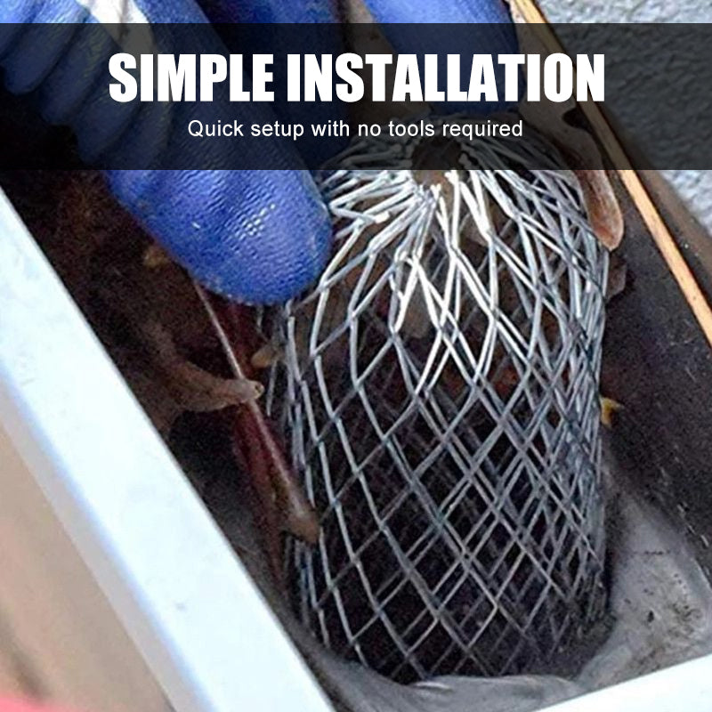 🥳HOT SALE🥳🔥 50K+ SOLD! Durable Downspout Guards Rust-resistant mesh • Easy install • Helps prevent clogs ✅