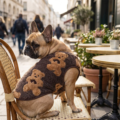 🐾 Gilet in Peluche Caldo per Cani e Gatti